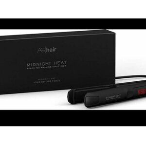 AG Care - Midnight Heat Tourmaline Ionic Flat Iron - 1 Inch